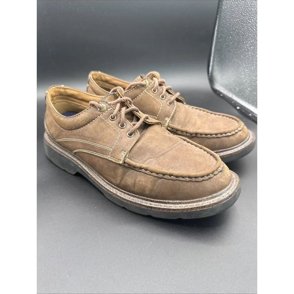 Dockers Men's Size 10 M Brown Oxford Lace Up Comfort Dress Casual Shoes Loafer
